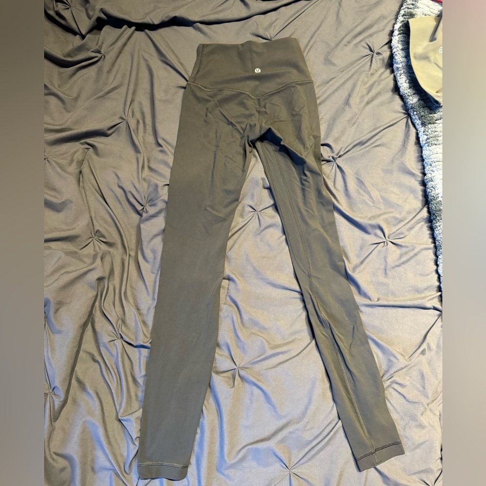 Lululemon grey align leggings. Size 2